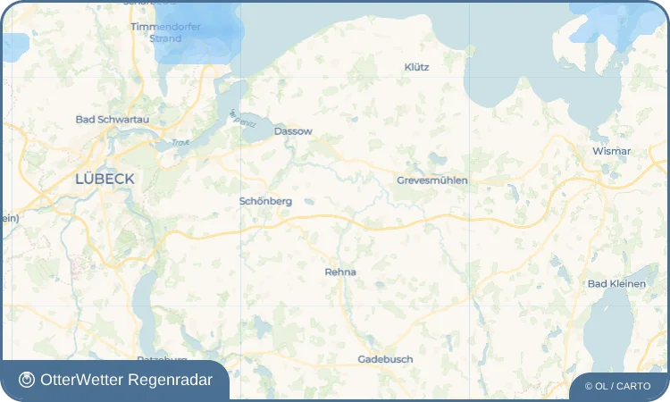 Wetter-Widget-Vorschau mit Vorhersagedaten für Grieben