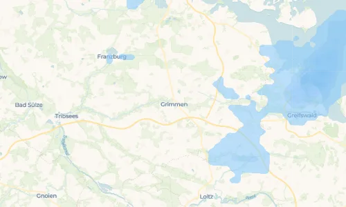 Regenradar Vorschaubild - Aktuelle Niederschläge in Grimmen und Umgebung