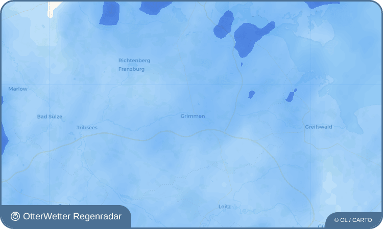 OtterWetter Regenradar-Widget Grimmen