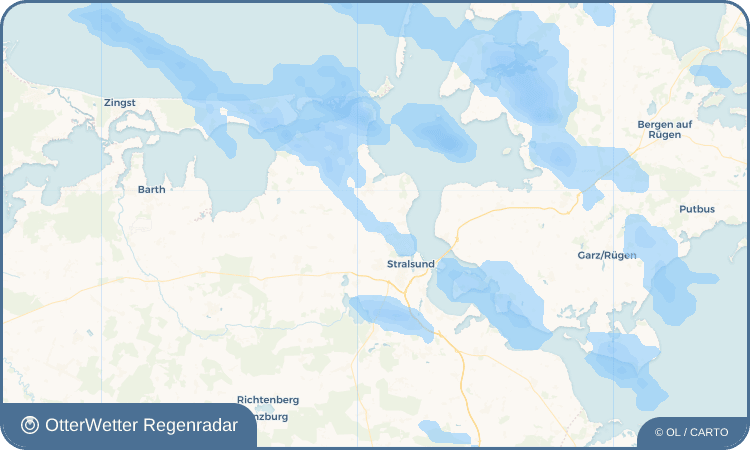 OtterWetter Regenradar-Widget Groß Kedingshagen