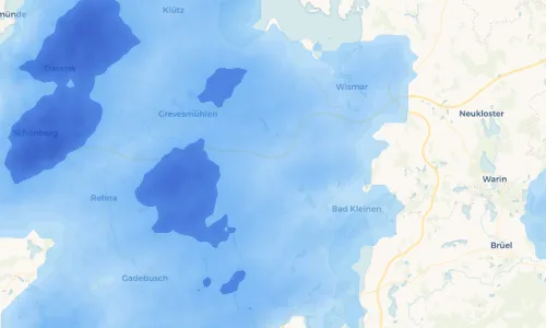 Regenradar Vorschaubild - Aktuelle Niederschläge in Groß Krankow und Umgebung