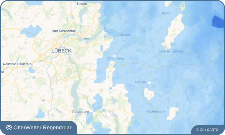 OtterWetter Regenradar-Widget Groß Siemz