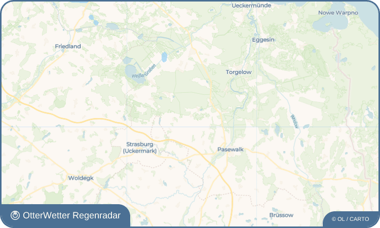 OtterWetter Regenradar-Widget Groß Spiegelberg