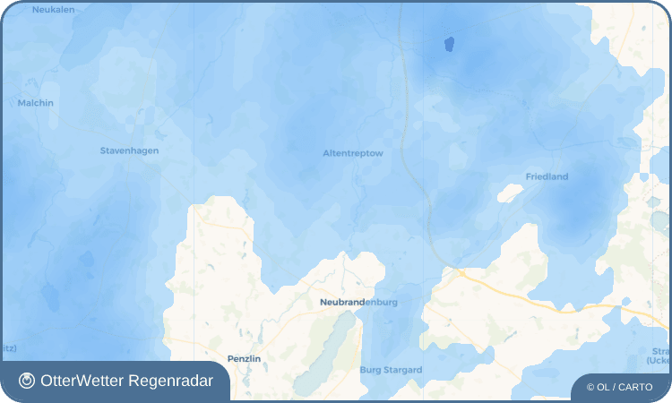 OtterWetter Regenradar-Widget Groß Teetzleben