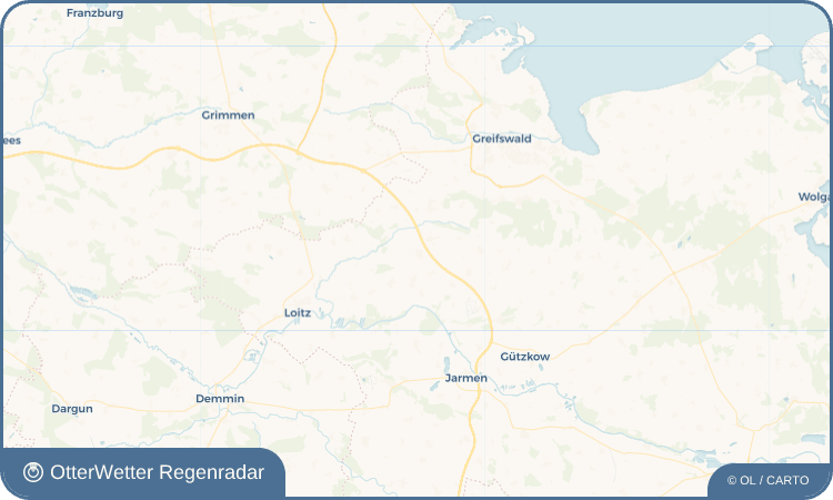 OtterWetter Regenradar-Widget Groß Zastrow