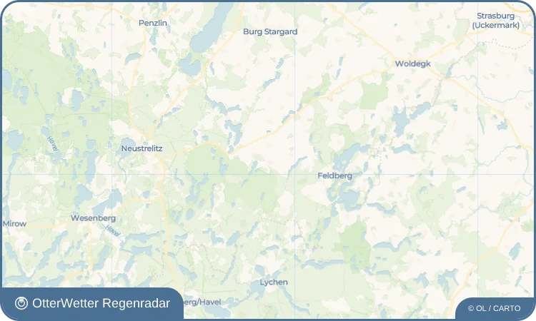 Wetter-Widget-Vorschau mit Vorhersagedaten für Grünow