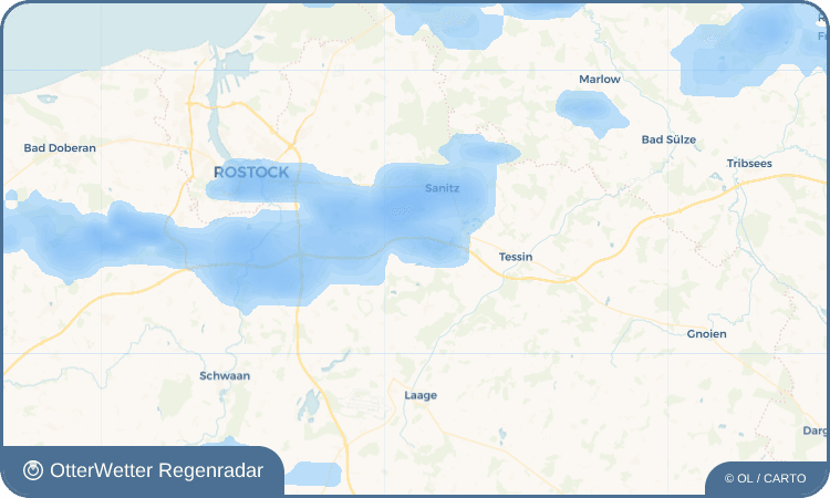 OtterWetter Regenradar-Widget Gubkow