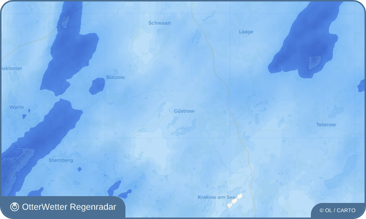 OtterWetter Regenradar-Widget Güstrow