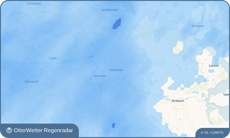 OtterWetter Regenradar-Widget Gützkow