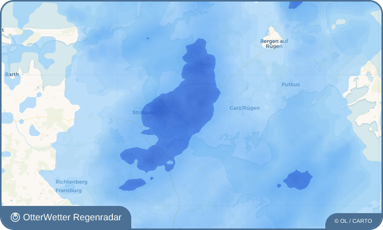 OtterWetter Regenradar-Widget Gustow