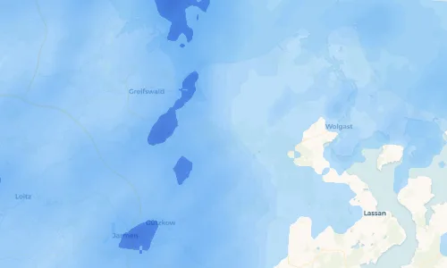 Regenradar Vorschaubild - Aktuelle Niederschläge in Hanshagen und Umgebung