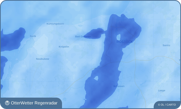 OtterWetter Regenradar-Widget Hanstorf
