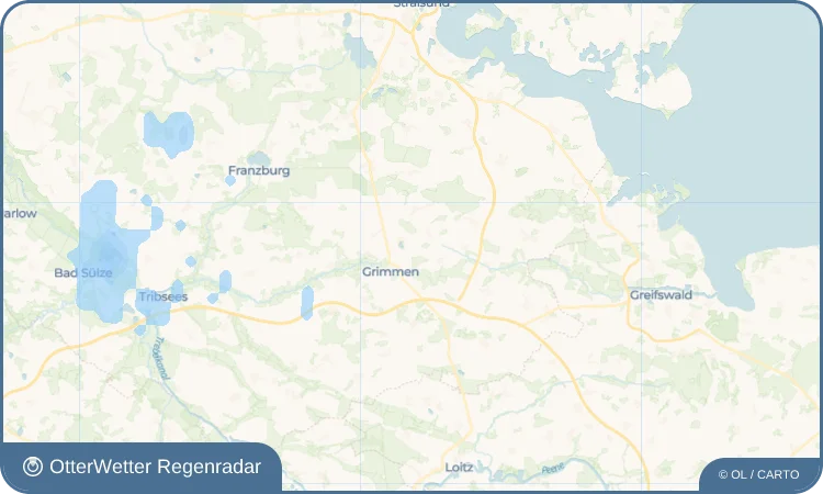 Wetter-Widget-Vorschau mit Vorhersagedaten für Heidebrink