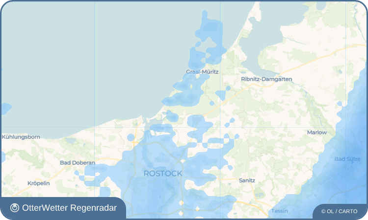 OtterWetter Regenradar-Widget Hinrichshagen