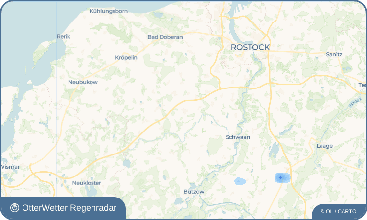 OtterWetter Regenradar-Widget Hohen Luckow