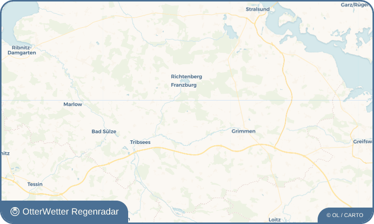 OtterWetter Regenradar-Widget Hohenbarnekow