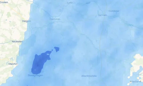 Regenradar Vorschaubild - Aktuelle Niederschläge in Hohenbrünzow und Umgebung