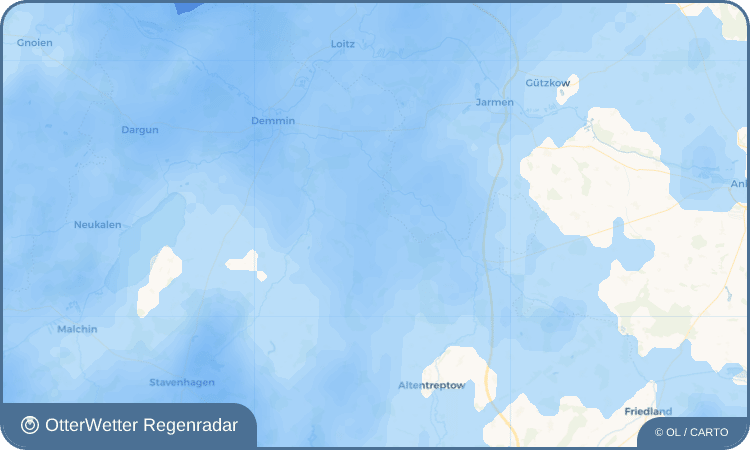 OtterWetter Regenradar-Widget Hohenmocker