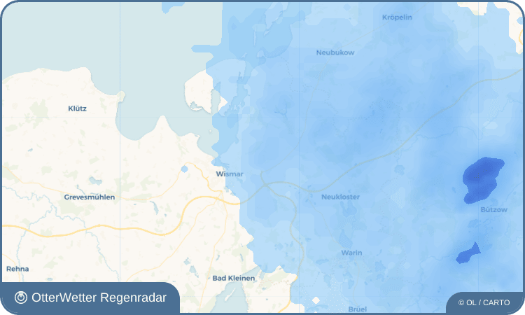 OtterWetter Regenradar-Widget Hornstorf