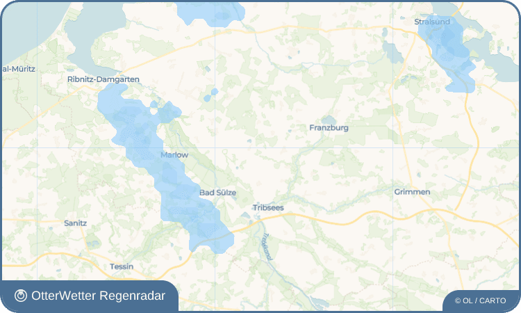OtterWetter Regenradar-Widget Hugoldsdorf