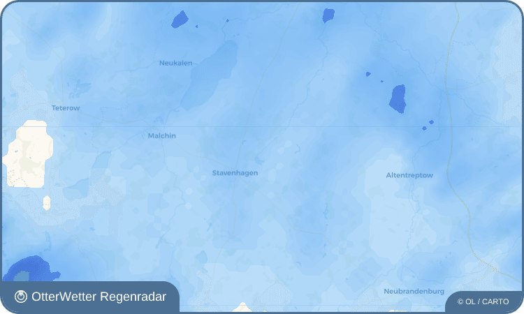 OtterWetter Regenradar-Widget Ivenack