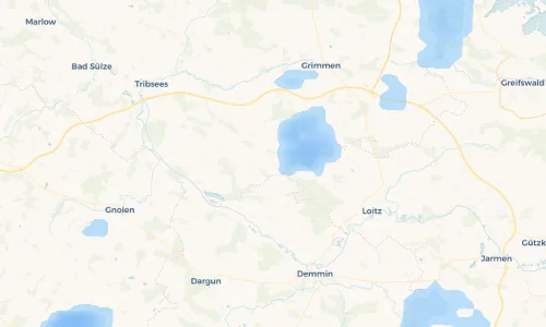 Regenradar-Vorschau: aktuelle Niederschläge in Jahnkow und Umgebung