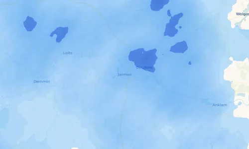 Regenradar Vorschaubild - Aktuelle Niederschläge in Jarmen und Umgebung