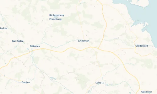 Regenradar Vorschaubild - Aktuelle Niederschläge in Jessin und Umgebung