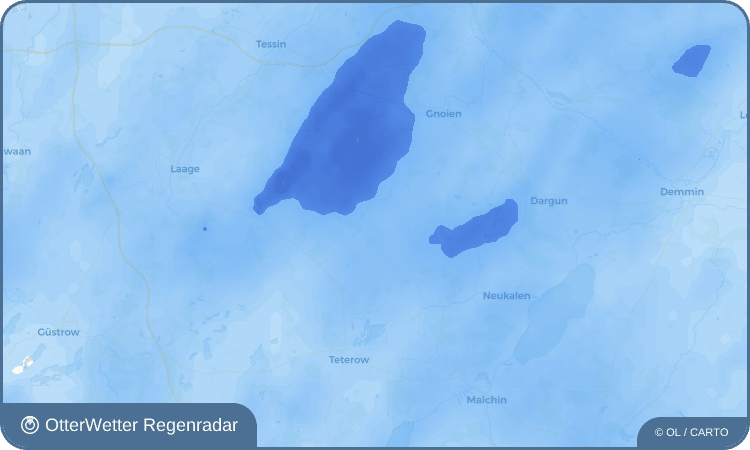 OtterWetter Regenradar-Widget Jördenstorf