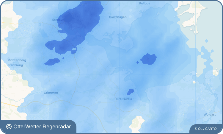 OtterWetter Regenradar-Widget Kalkvitz
