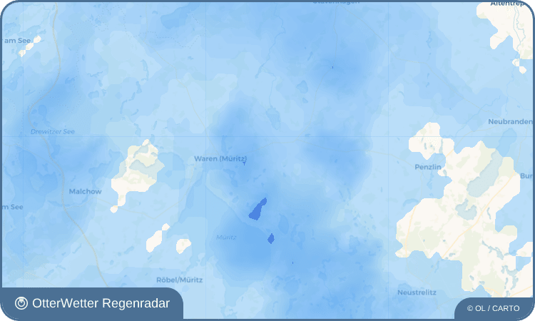OtterWetter Regenradar-Widget Kargow