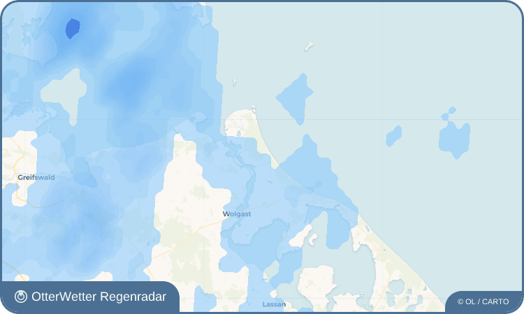 OtterWetter Regenradar-Widget Karlshagen