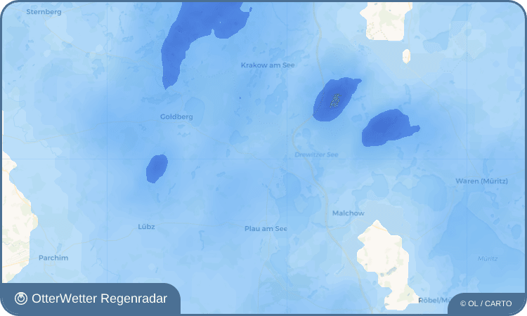 Widget-Vorschau für Karow Wetter-Widget-Vorschau mit Vorhersagedaten für Karow