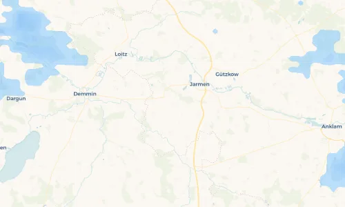 Regenradar Vorschaubild - Aktuelle Niederschläge in Kartlow und Umgebung