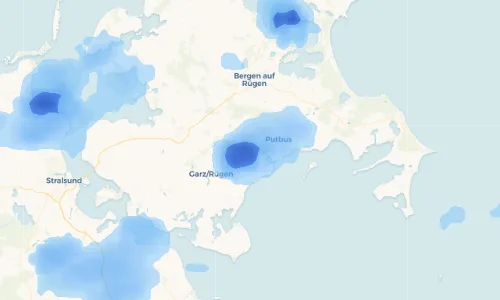 Regenradar Vorschaubild - Aktuelle Niederschläge in Kasnevitz und Umgebung