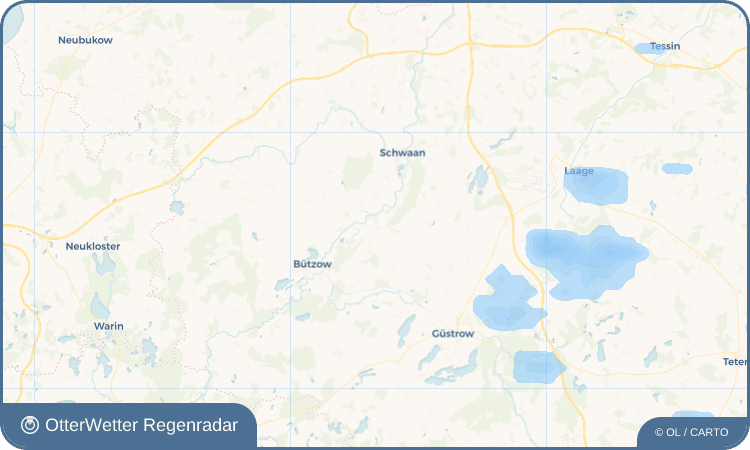 OtterWetter Regenradar-Widget Kassow