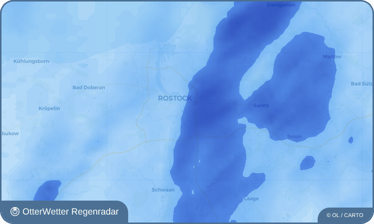 OtterWetter Regenradar-Widget Kessin