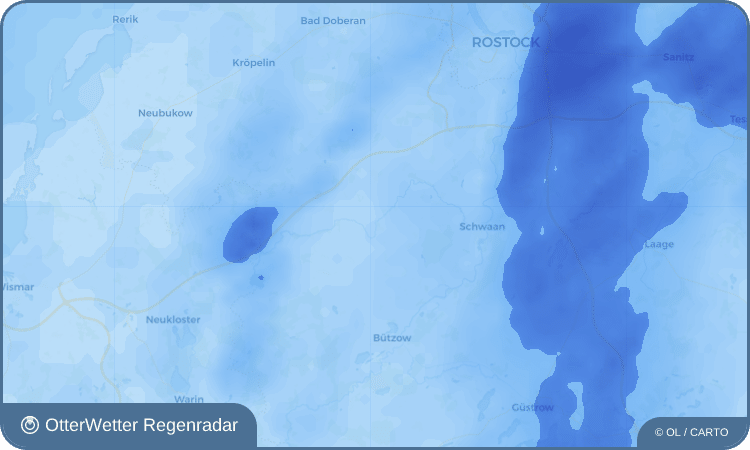 OtterWetter Regenradar-Widget Klein Belitz