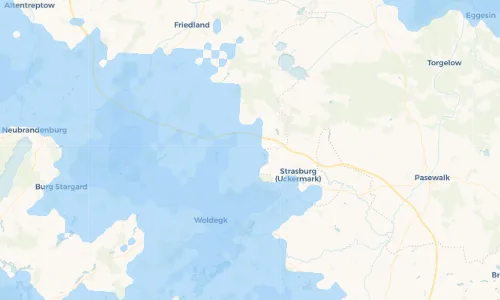 Regenradar Vorschaubild - Aktuelle Niederschläge in Klein Daberkow und Umgebung