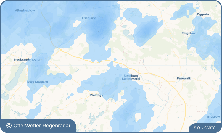 Widget-Vorschau für Klein Daberkow Wetter-Widget-Vorschau mit Vorhersagedaten für Klein Daberkow