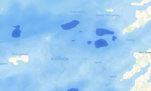 Regenradar Vorschaubild - Aktuelle Niederschläge in Klein Kussewitz und Umgebung