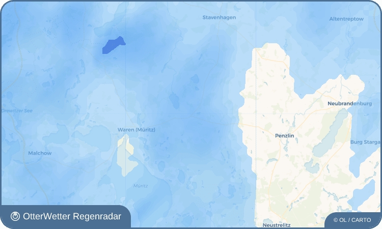 OtterWetter Regenradar-Widget Klein Plasten