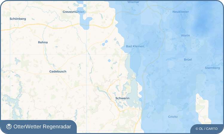 OtterWetter Regenradar-Widget Klein Trebbow