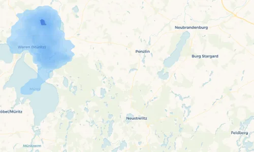 Regenradar Vorschaubild - Aktuelle Niederschläge in Klein Vielen und Umgebung