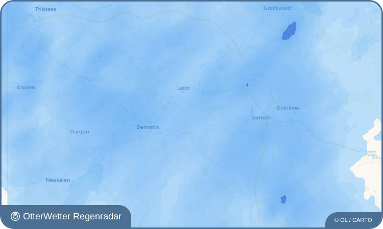 OtterWetter Regenradar-Widget Kletzin