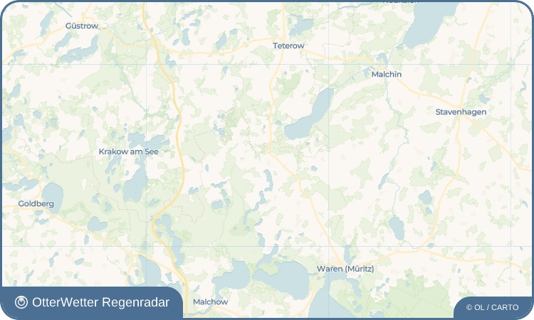 OtterWetter Regenradar-Widget Klocksin