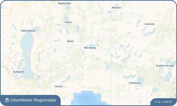 OtterWetter Regenradar-Widget Kobrow 2