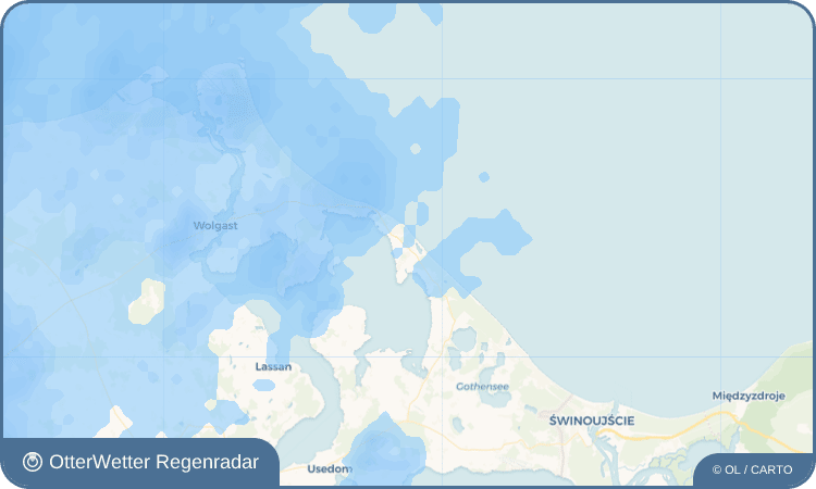 OtterWetter Regenradar-Widget Kölpinsee