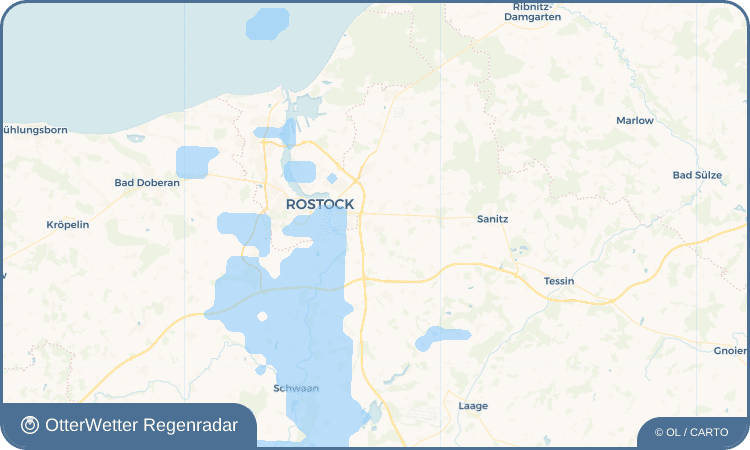 OtterWetter Regenradar-Widget Kösterbeck