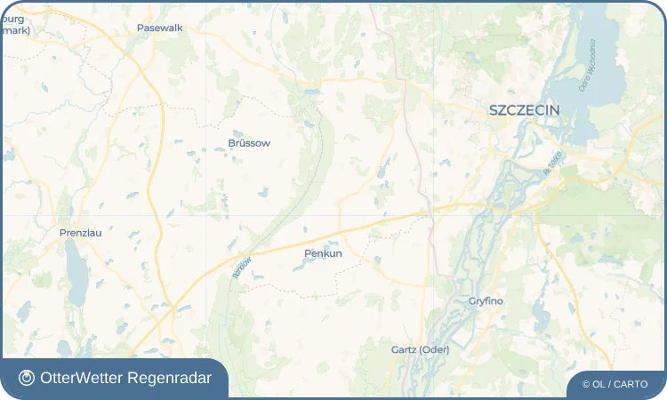Widget-Vorschau für Krackow Wetter-Widget-Vorschau mit Vorhersagedaten für Krackow